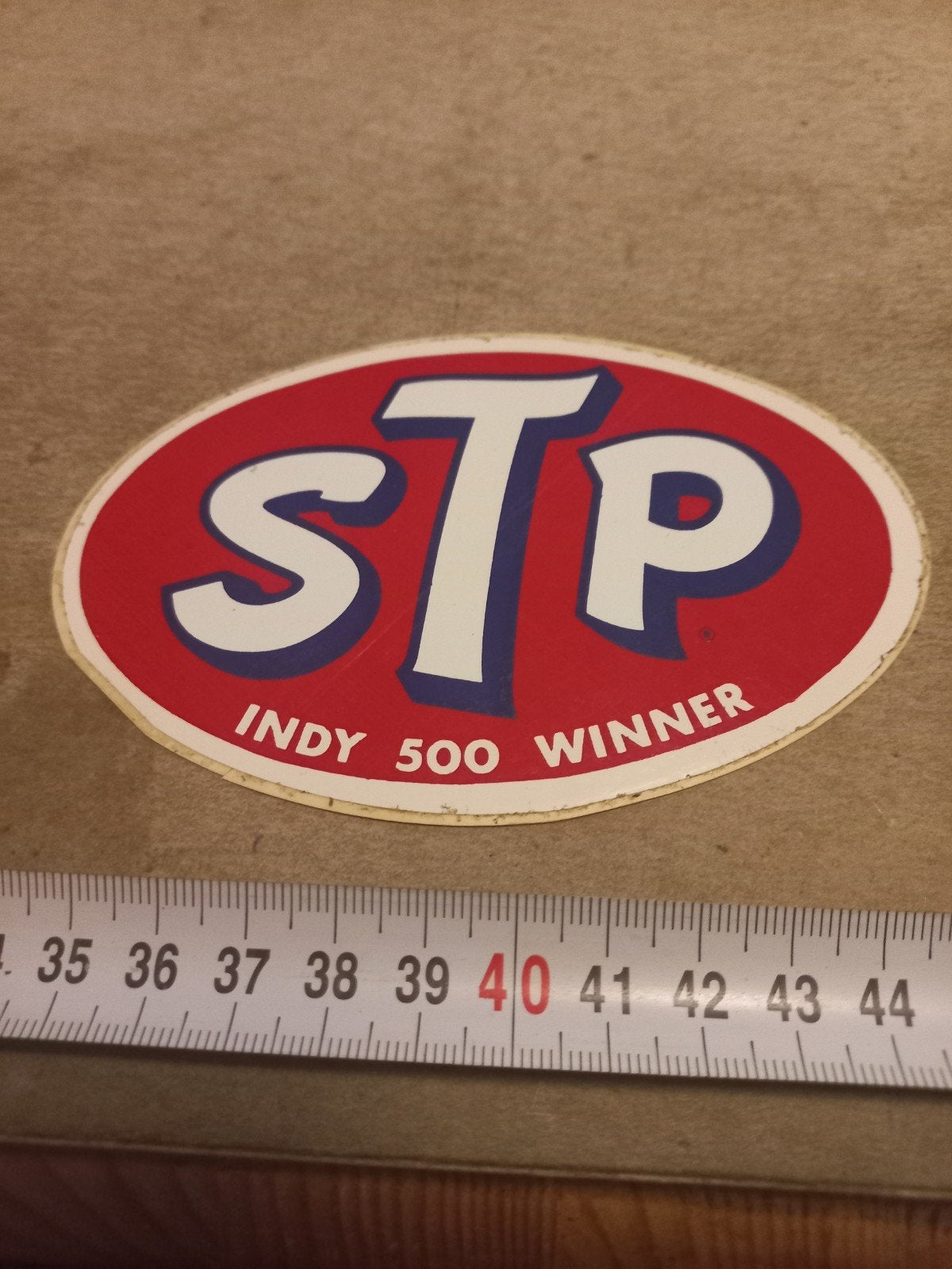 Vintage STP Indy 500 Winner Sticker - Origineel, Ophalen of Verzenden