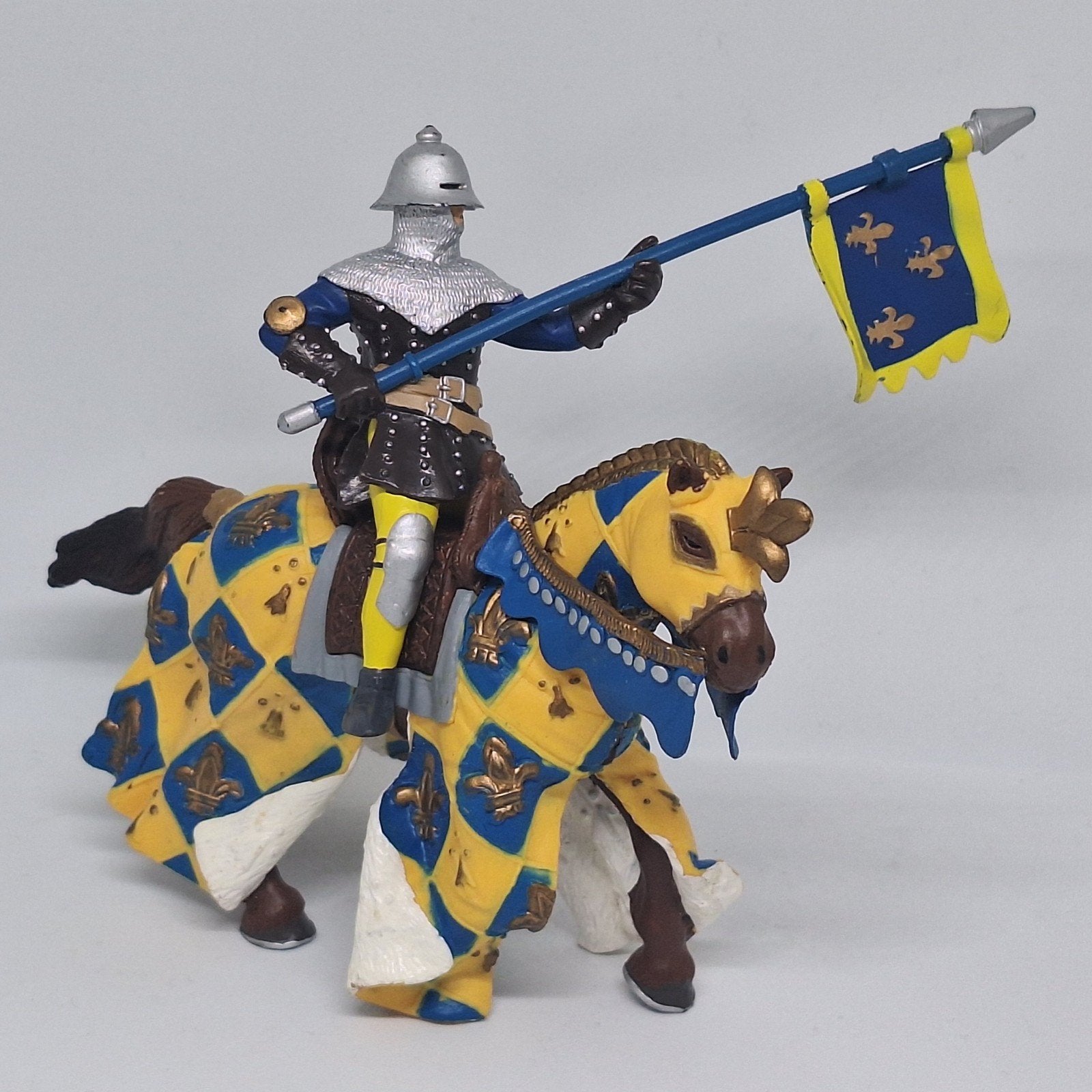 Papo Ridder met Paard en Vlag, Ophalen of Verzenden, Zo goed als nieuw