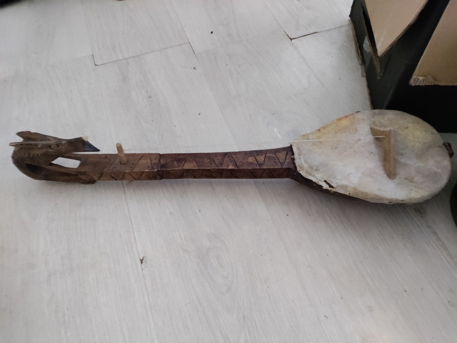 antieke Gusle (gusla of lahuta), snaarinstrument uit Balkan, Ophalen of Verzenden