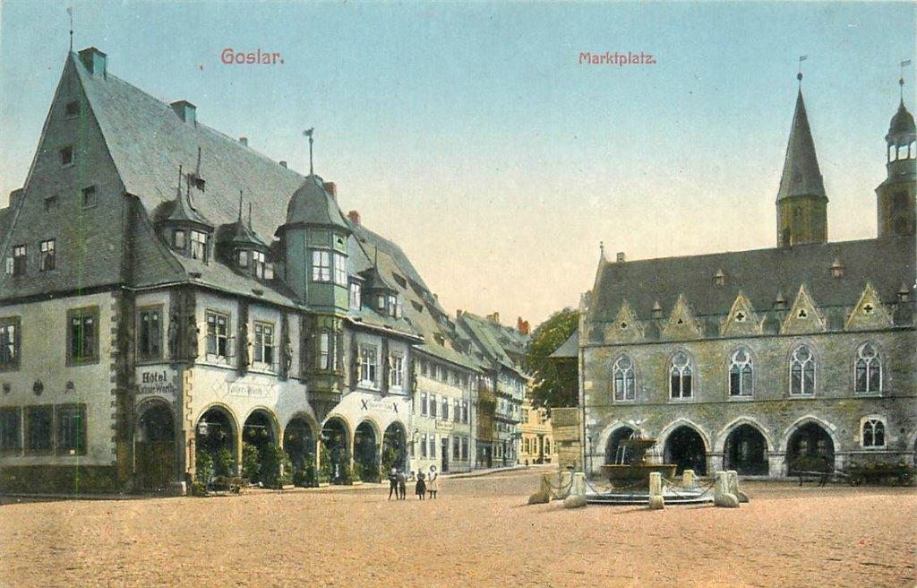 701-307-009 Goslar Marktplatz, Verzenden, Voor 1920, Duitsland
