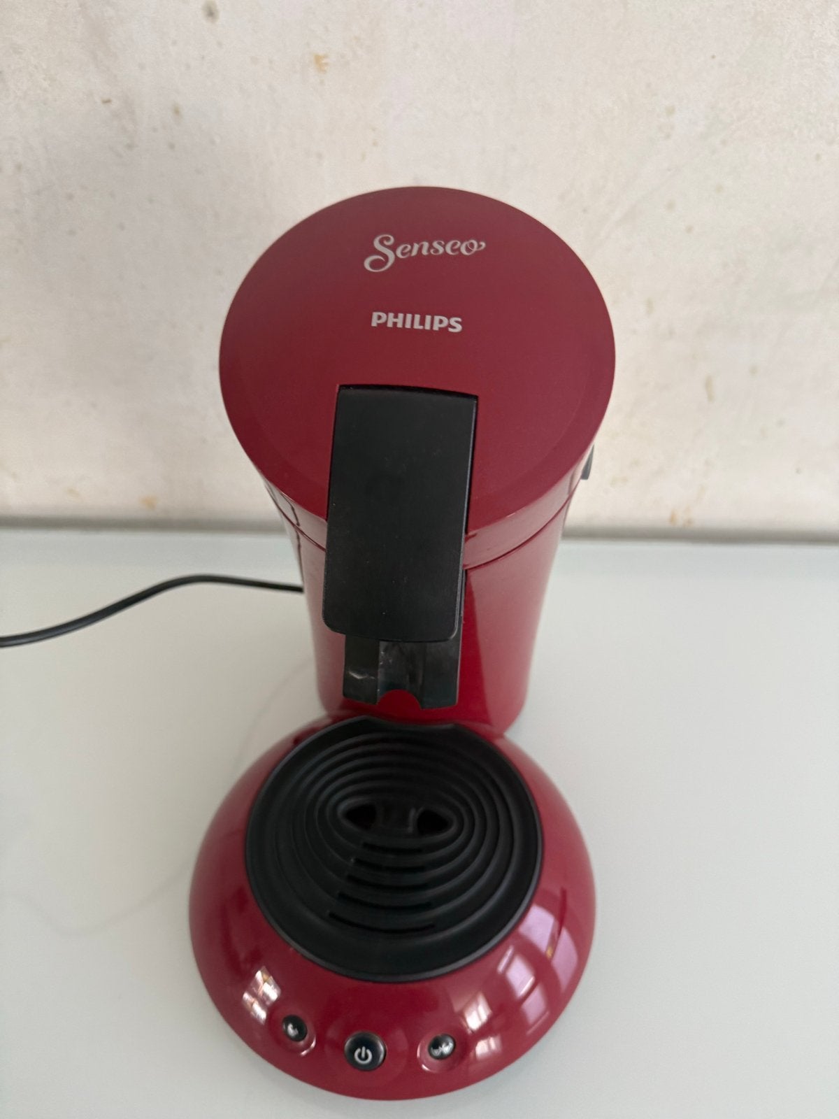 Philips Senseo Original Koffiepadmachine Rood, Witgoed en Apparatuur, Koffiemachine, Ophalen of Verzenden, Zo goed als nieuw, 1 kopje