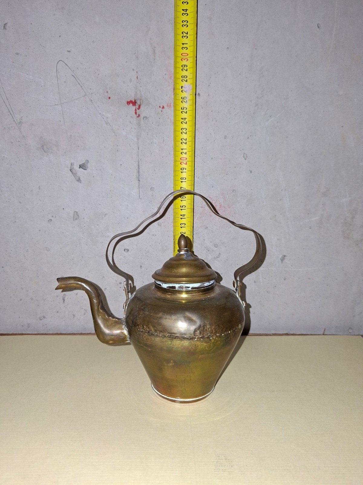 Antieke koperen theepot / waterketel, Ophalen of Verzenden