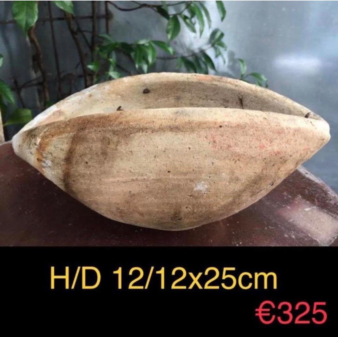 Prachtige Antieke Terracotta Schaal Vaas Rustieke Decoratie, Huis en Inrichting, Woonaccessoires | Vazen, Ophalen, Gebruikt, Overige kleuren
