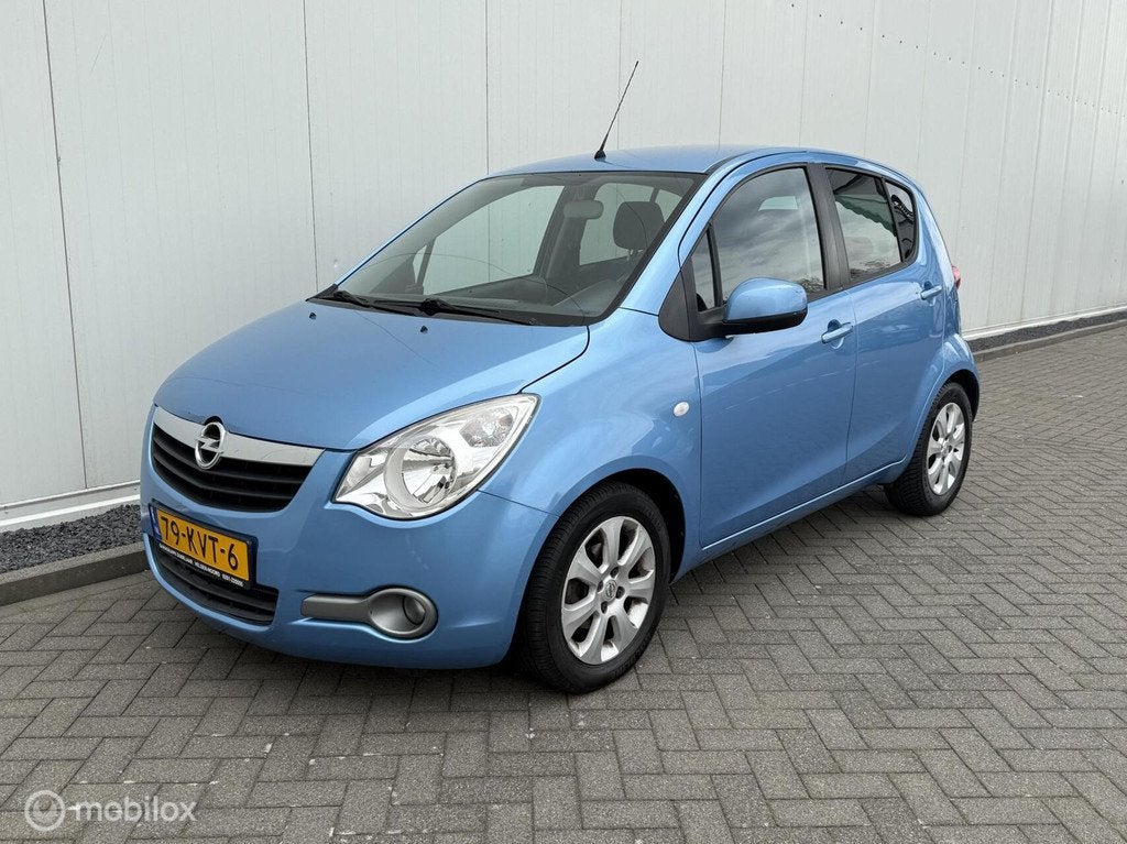 Opel Agila 1.2 Edition Airco Trekhaak 5 Deurs LM Velgen NAP, Auto's, Opel, Voorwielaandrijving, 4 cilinders, 965 kg, Blauw
