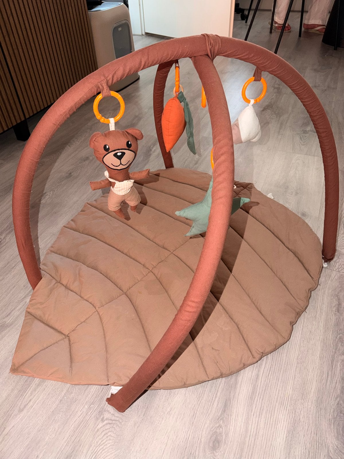 Babygym/Speelkleed met speeltjes (paar kleine halen), Ophalen of Verzenden, Gebruikt, Speelkleed