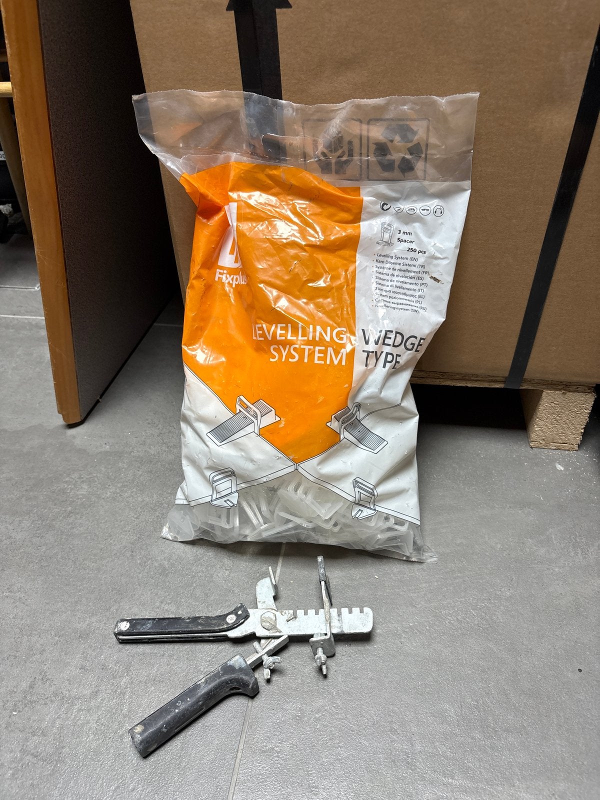 Fixplus Levelling System Type - 250 Spacers (3mm), Ophalen, Overige materialen, Overige typen, Nieuw