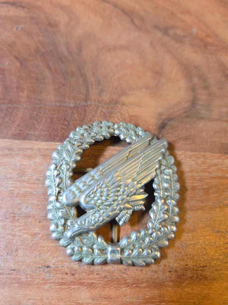 Duits baret embleem fallschirmjäger, Ophalen of Verzenden, Landmacht, Duitsland, Embleem of Badge