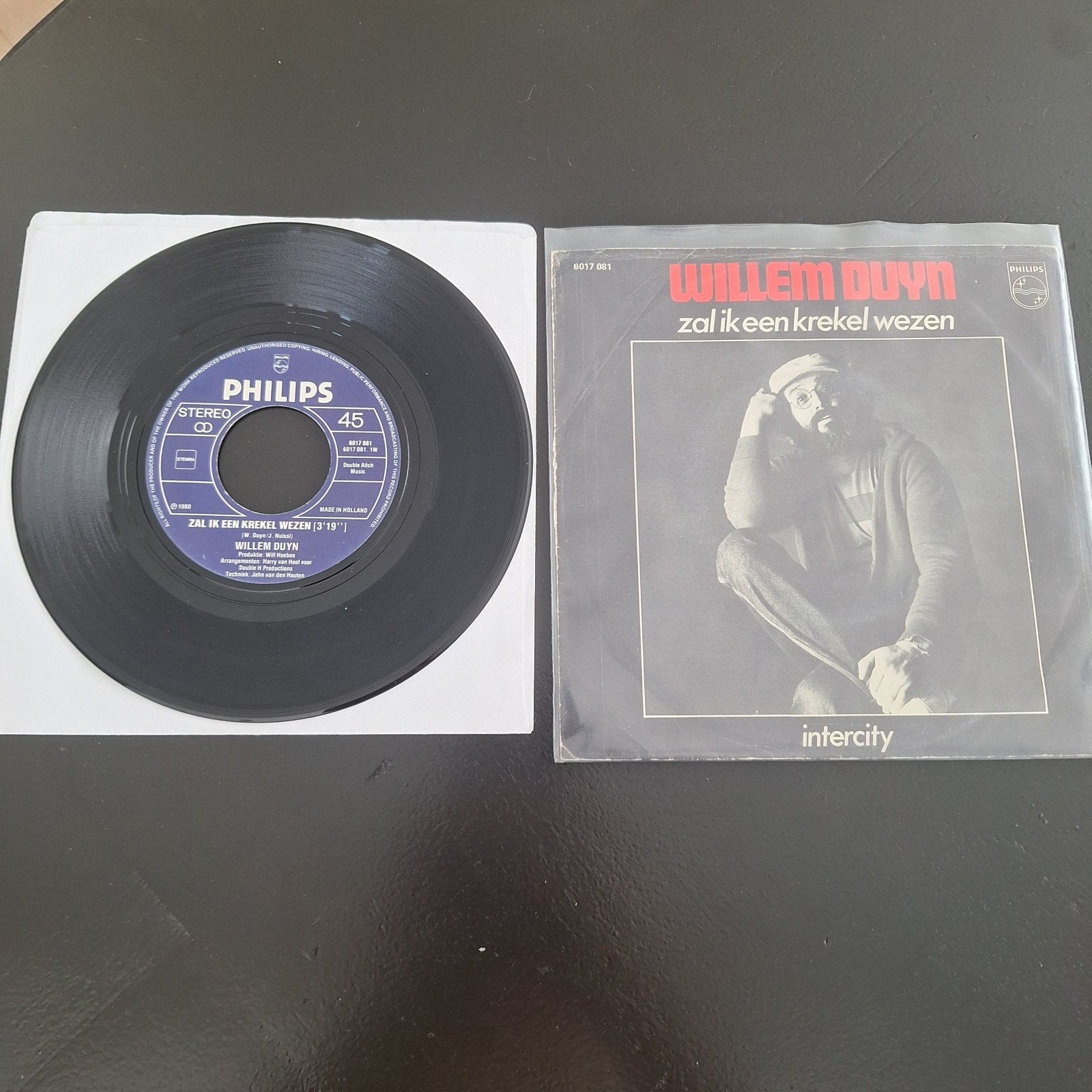 Willem duyn-zal ik een krekel wezen, Ophalen of Verzenden, Gebruikt, 7 inch, Levenslied of Smartlap