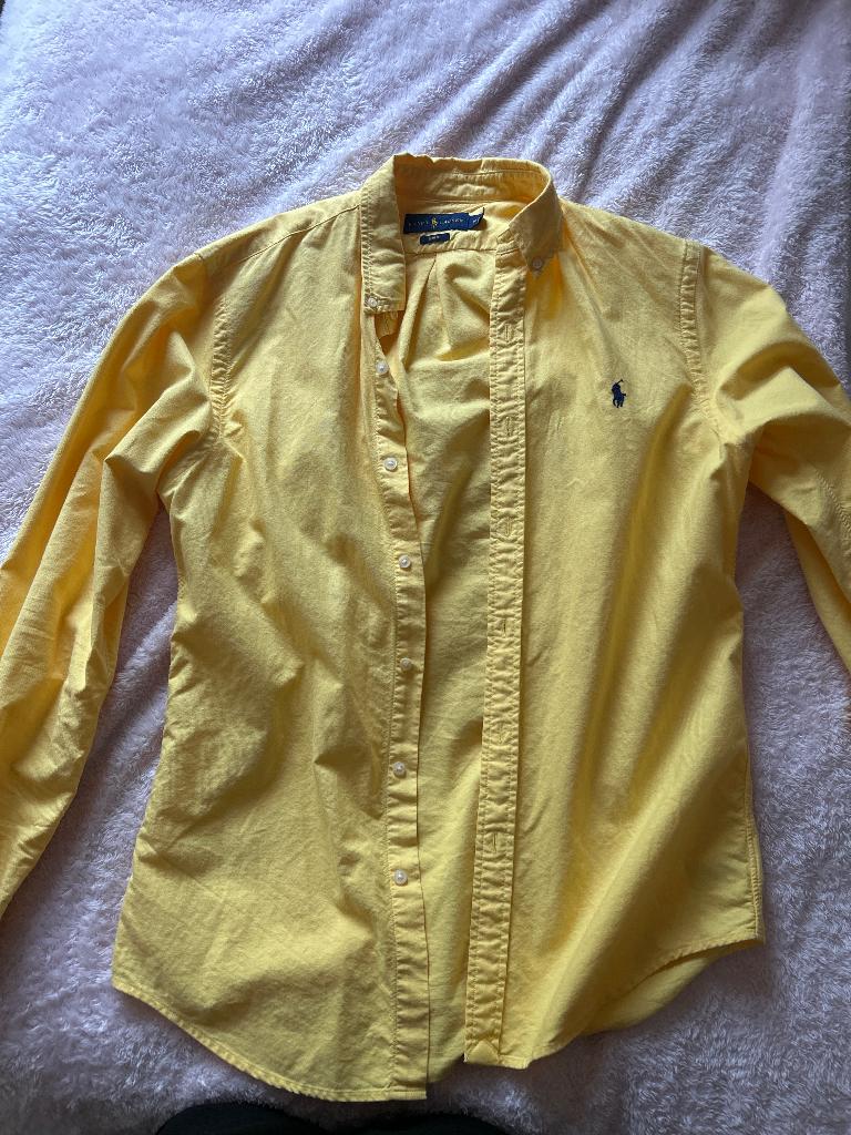 Ralph Lauren blouse, Kleding | Heren, Ophalen of Verzenden, Zo goed als nieuw, Geel, Ralph Lauren
