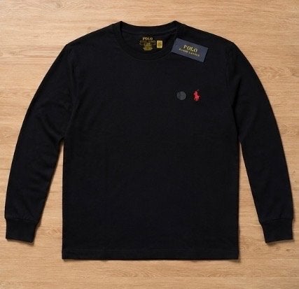 Polo Ralph Lauren Longsleeve T-shirt Zwart Maat M, Ophalen of Verzenden, Nieuw, Maat 48/50 (M), Zwart
