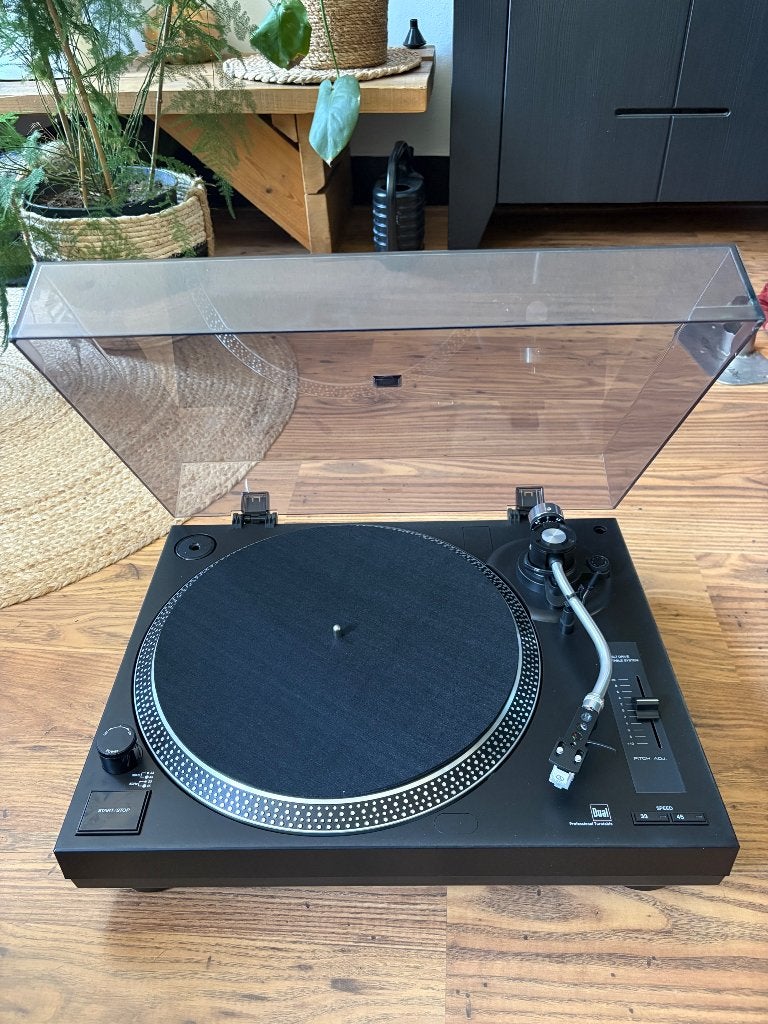 Platenspeler DUAL DT 250 USB, Audio, Tv en Foto, Ophalen, Automatisch, Nieuw, Platenspeler