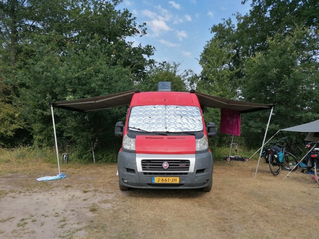 L2H2 Ducato surf- camper bus, dubbele schuifdeur en luifels, Stof, Sound system, 157 pk, 255 €/maand