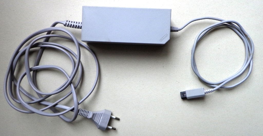 Originele Stroomkabel (voeding) voor de Nintendo Wii, Ophalen of Verzenden, Zo goed als nieuw, Wii, Oplader of Kabel