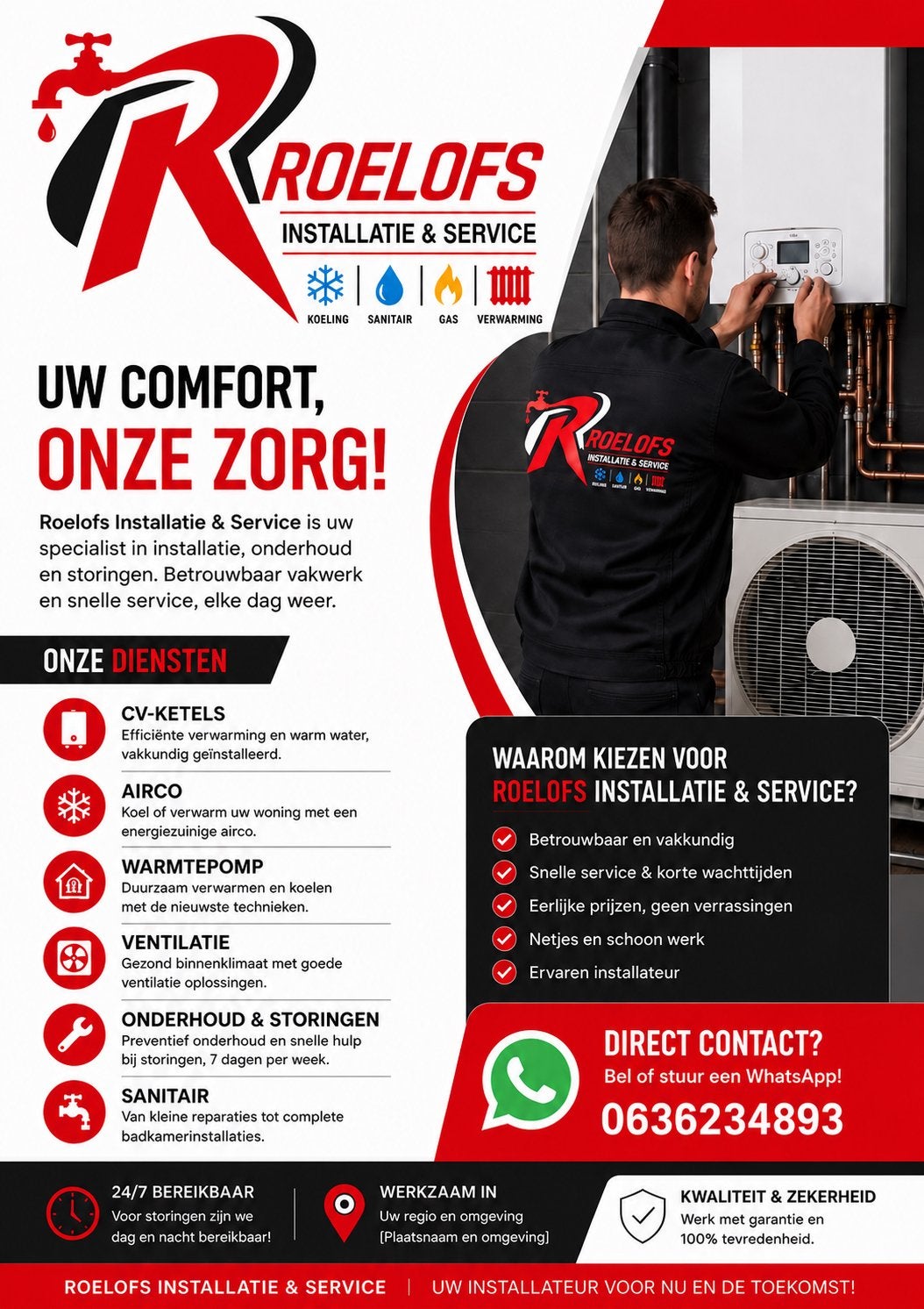 Foto 2 van Installatie & Onderhoud | Elektra, CV, Warmtepomp, Airco