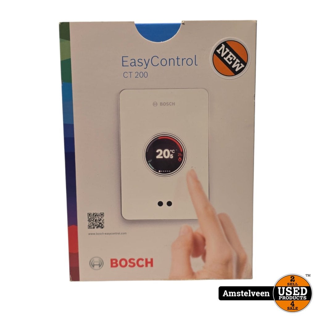 Bosch EasyControl CT 200 Slimme thermostaat Wit | Nieuw, Bosch, Gebruikt, Support@bosch.com, Robert Bosch GmbH
Robert-Bosch-Platz 1
70839 Gerlingen-SchillerhÃ¶he
Germany