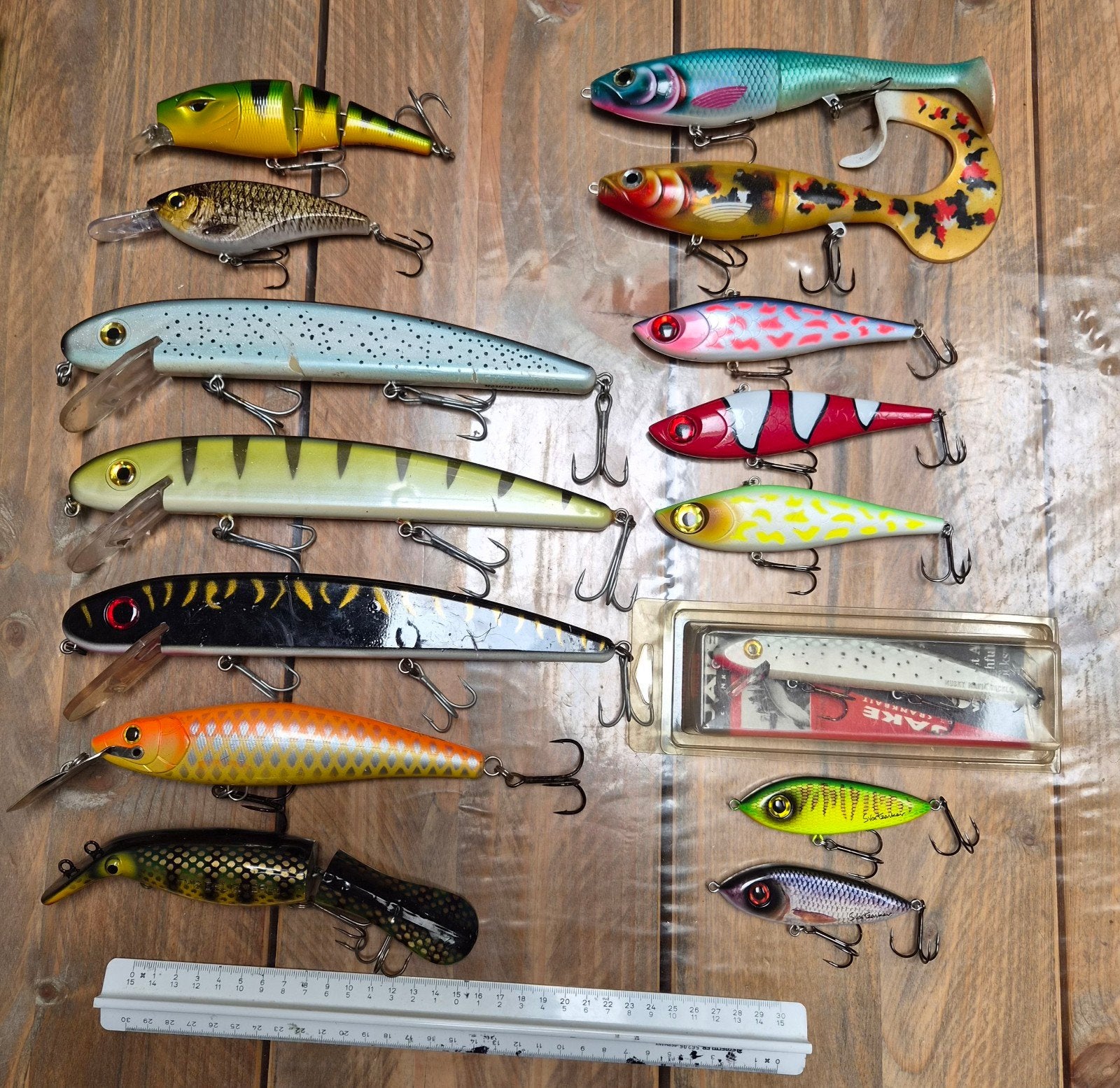 15 x Trol cast gooi set div. dieptes TOP kunstaas, Watersport en Boten, Ophalen of Verzenden, Kunstaas