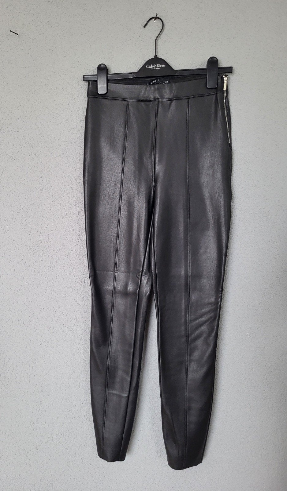 New Yorker leather look high waist broek maat S, Verzenden, Zwart, Nieuw, New Yorker