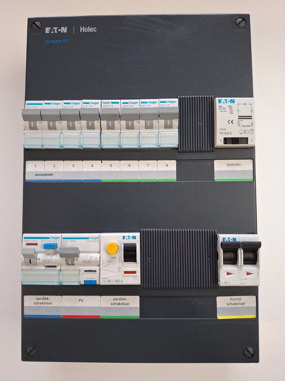 Eaton hager holec Groepenkast meterkast, Ophalen, Zo goed als nieuw, Eaton, Overige typen