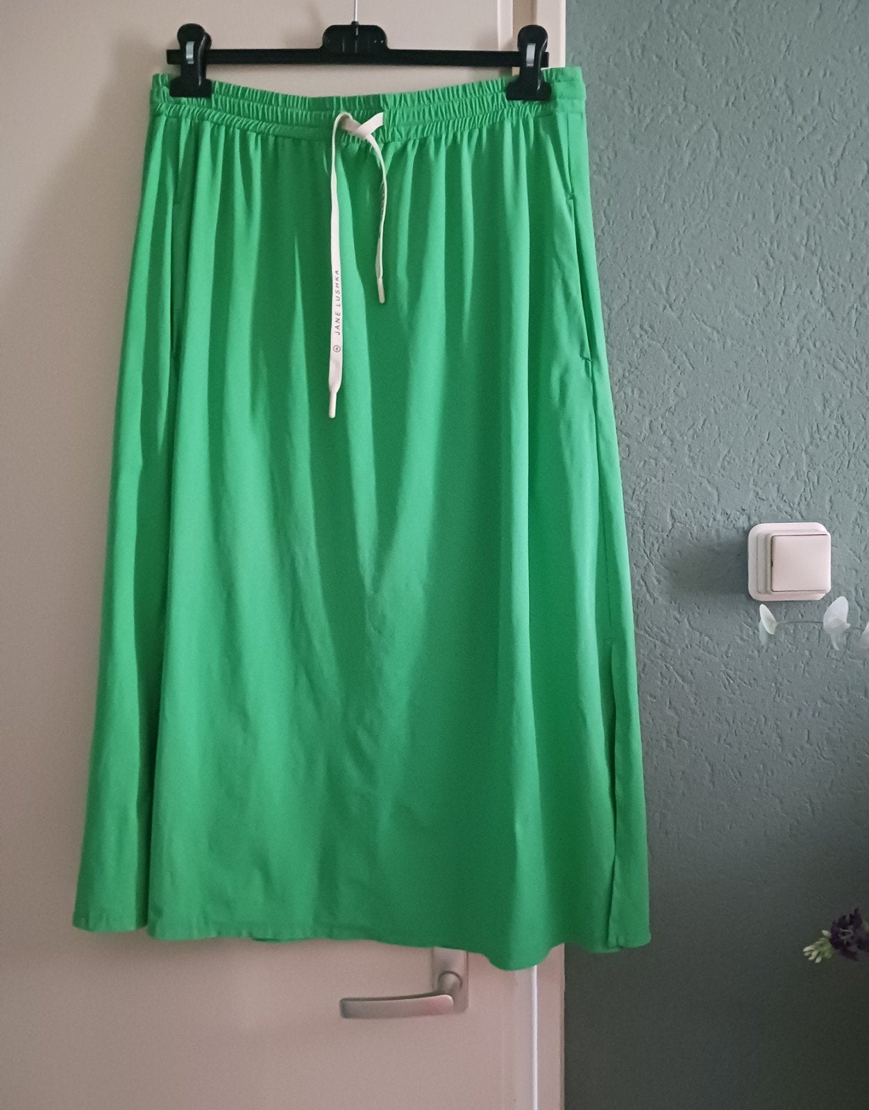 Appeltjes groene maxirok van Jane Lushka, L, Kleding | Dames, Maat 42/44 (L), Ophalen of Verzenden, Zo goed als nieuw, Jane Lushka