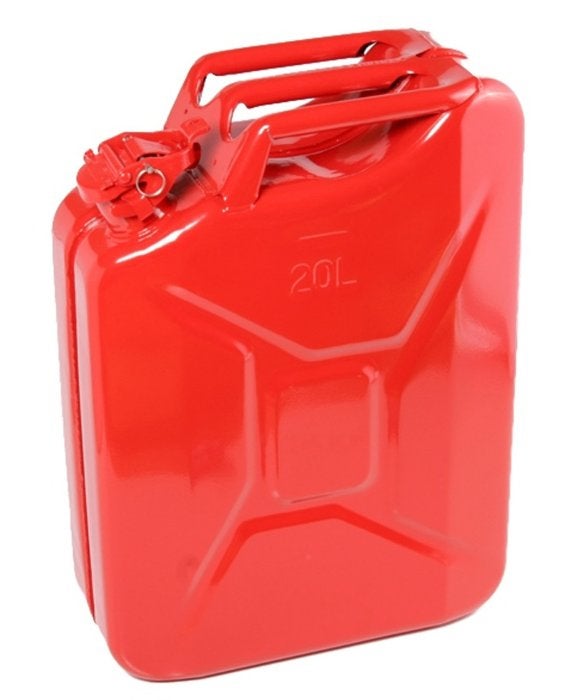 Jerry Can 20 Liter Rood, Nieuw, Ophalen of Verzenden, The Grove, Craven Arms, Shropshire, SY7 8DA, Border Holdings (UK) Ltd