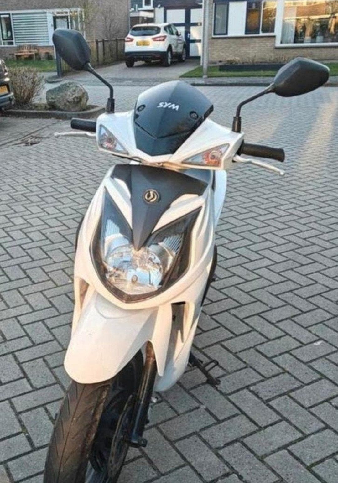 Sym Orbit II Scooter - Wit, Goed Onderhouden, Ophalen, Gebruikt, Maximaal 45 km/u, Benzine