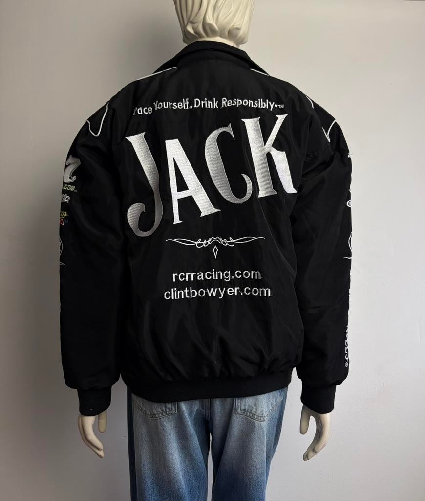 JH Design Nascar Jack Daniels racing jas UNISEX, Kleding | Heren, Ophalen of Verzenden, Zo goed als nieuw, Maat 48/50 (M), Zwart