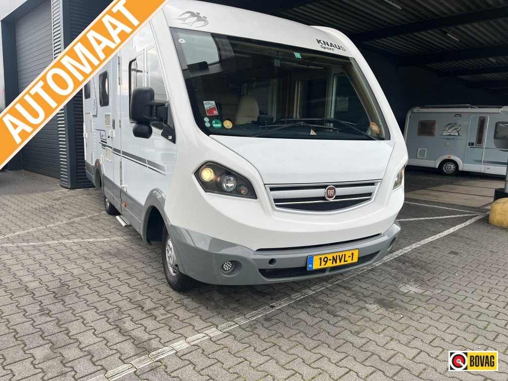 Knaus Sportliner 650 MG Automaat Levelsysteem Airco, Caravans en Kamperen, Standaard zit, Ringverwarming, Fiat, Boiler
