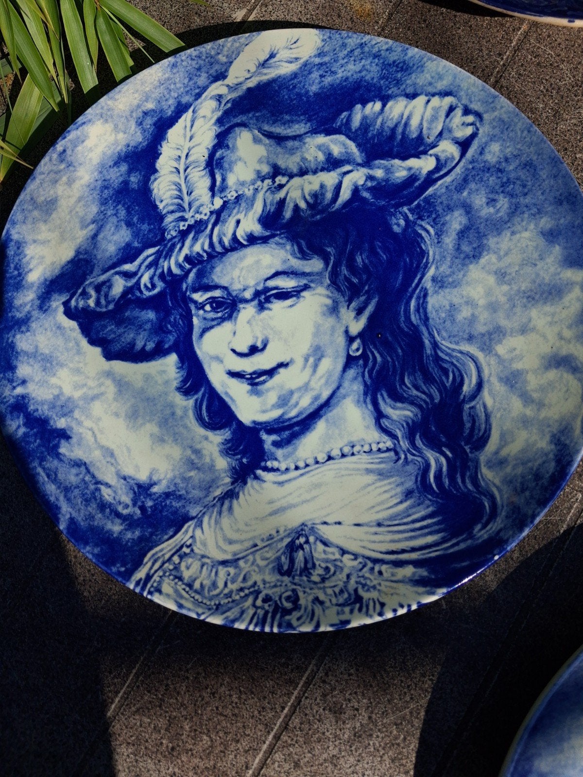 Boch La Louvière Delft Rembrandt en Saskia wandborden, Antiek en Kunst, Ophalen of Verzenden