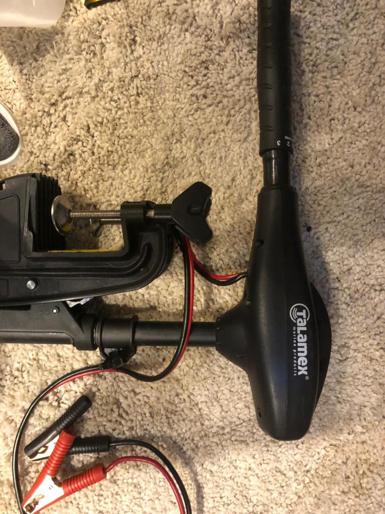 Fluistermotor compleet, Watersport en Boten, Bootonderdelen, Ophalen, Gebruikt, Motor en Techniek, Motorboot
