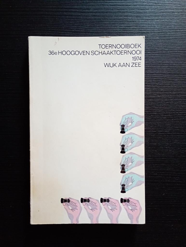 schaken Wijk aan Zee 1974, Ophalen of Verzenden, Minder dan 500 stukjes, Zo goed als nieuw, Schaken