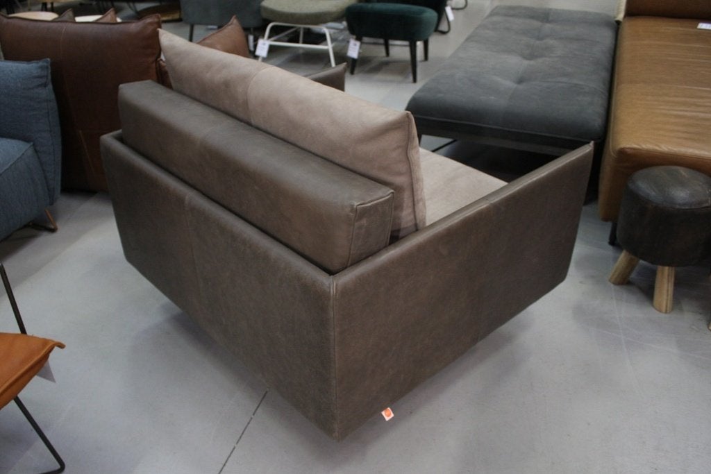 Luxe fauteuil loveseat Jazz Jess Design naturel modern, Ophalen, 75 tot 100 cm, Zo goed als nieuw, 100 tot 125 cm
