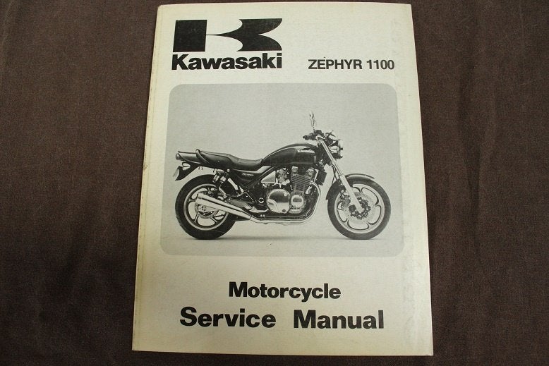 Kawasaki Zephyr 1100 1992 motorcycle service manual ZR1100, Ophalen of Verzenden, Kawasaki