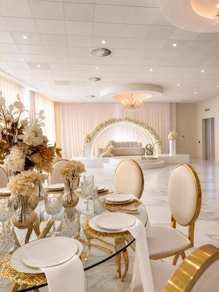 Luxe Stage Wedding Bank Backdrop Bruidsbank, Ophalen, Zo goed als nieuw, Versiering, Geboorte of Huwelijk