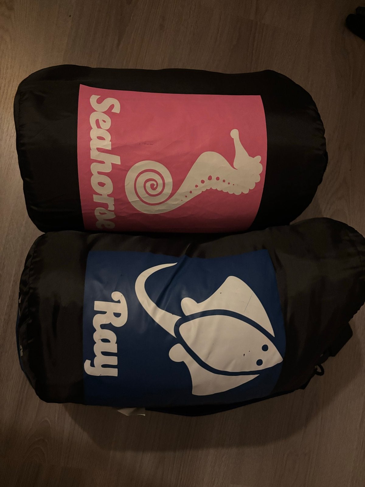 2 Polydawn slaapzakken: Seahorse & Ray, Caravans en Kamperen, Slaapzakken, Ophalen of Verzenden, Gebruikt