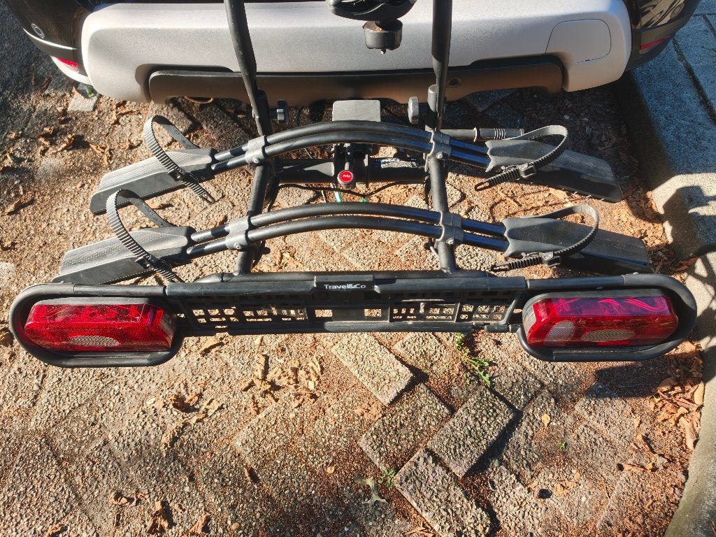 Fietsendrager travel&Co 2ebike, Ophalen, Gebruikt, Brede banden, 2 fietsen