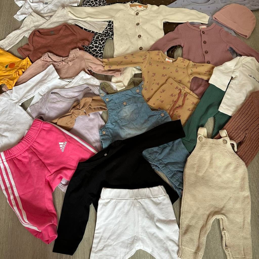 Groot kledingpakket babykleding (27 stuks) Hema, Zara, Next, Ophalen of Verzenden, Zo goed als nieuw, Jongetje of Meisje