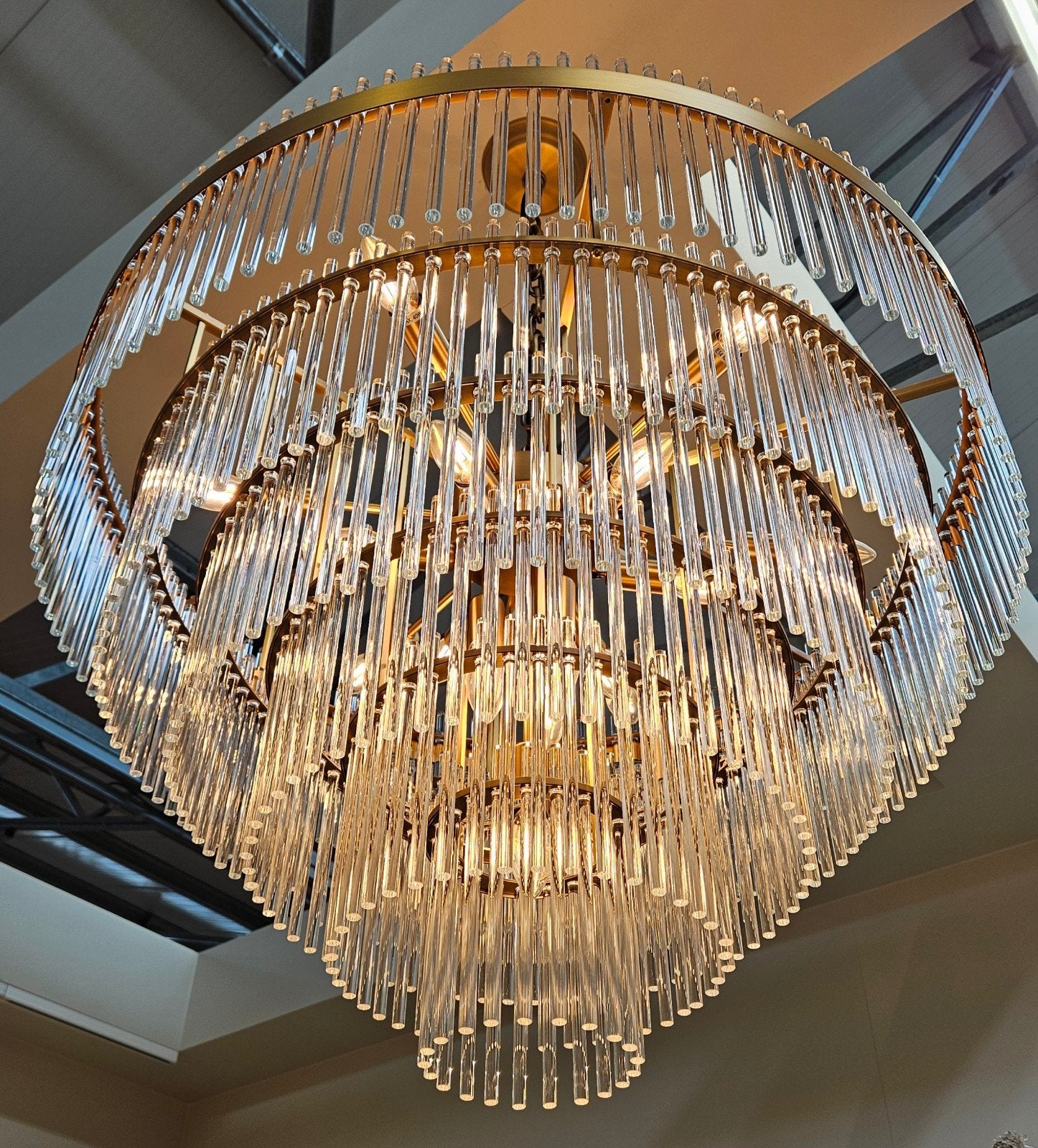 EICHHOLTZ NIEUW Hanglamp Chandelier East Single Ø 81xh 56, E14 (klein), Nieuw, Ophalen of Verzenden, Modern Luxe, Glamour, Art Deco