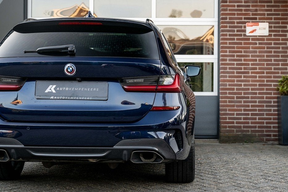 BMW 3-serie M340d xDrive Touring | Panorama | M-Seats | Driv, Auto's, BMW, Automaat, 2993 cc, Blauw, Leder