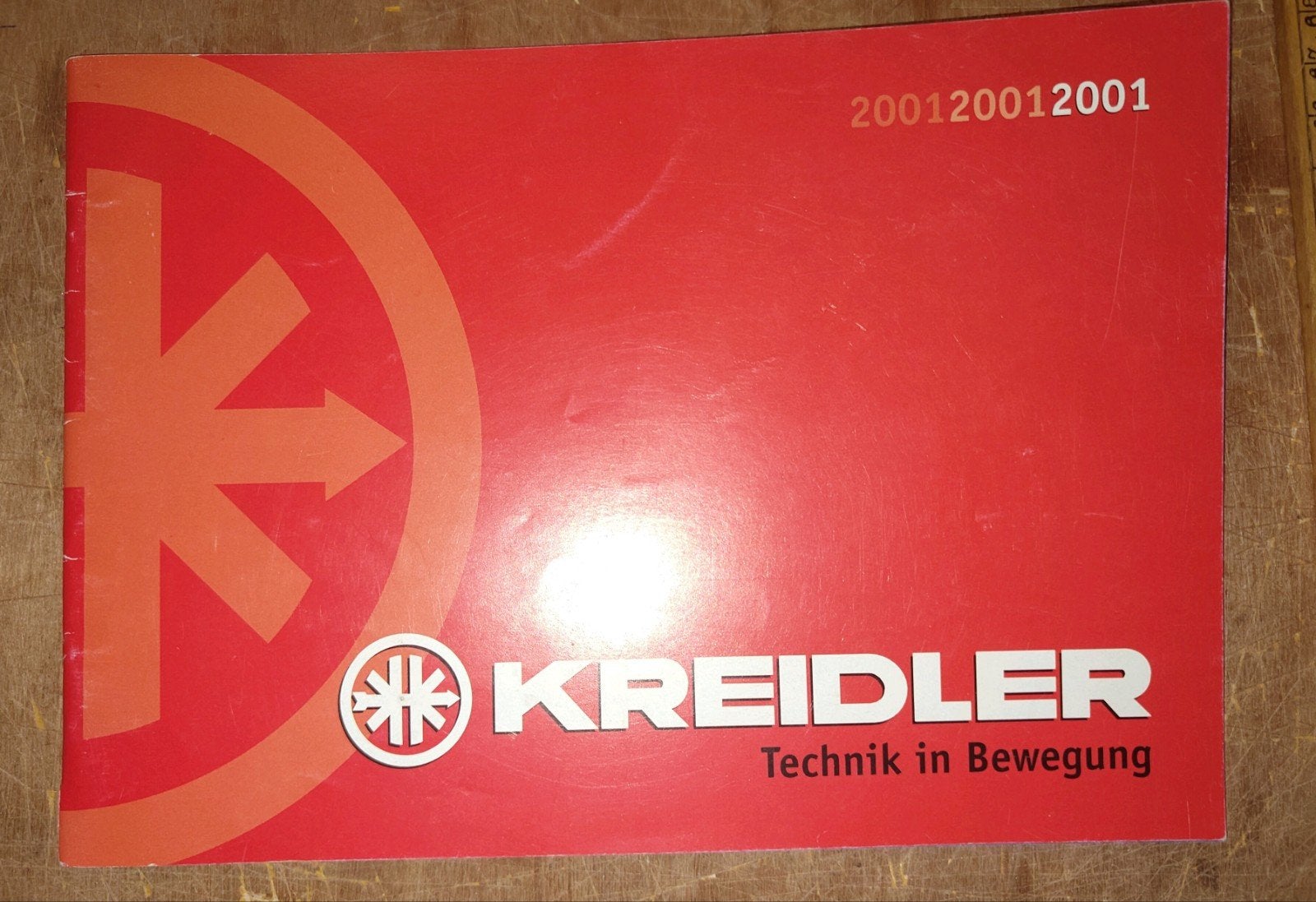 Brochure Kreidler technik in bewegung 2001, Ophalen of Verzenden, Gebruikt