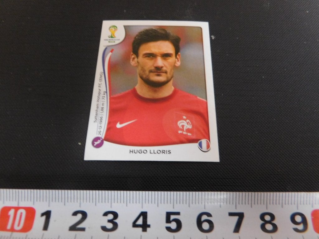 sticker panini voetbal WK 2014 #376 hugo lloris, Ophalen of Verzenden, Zo goed als nieuw