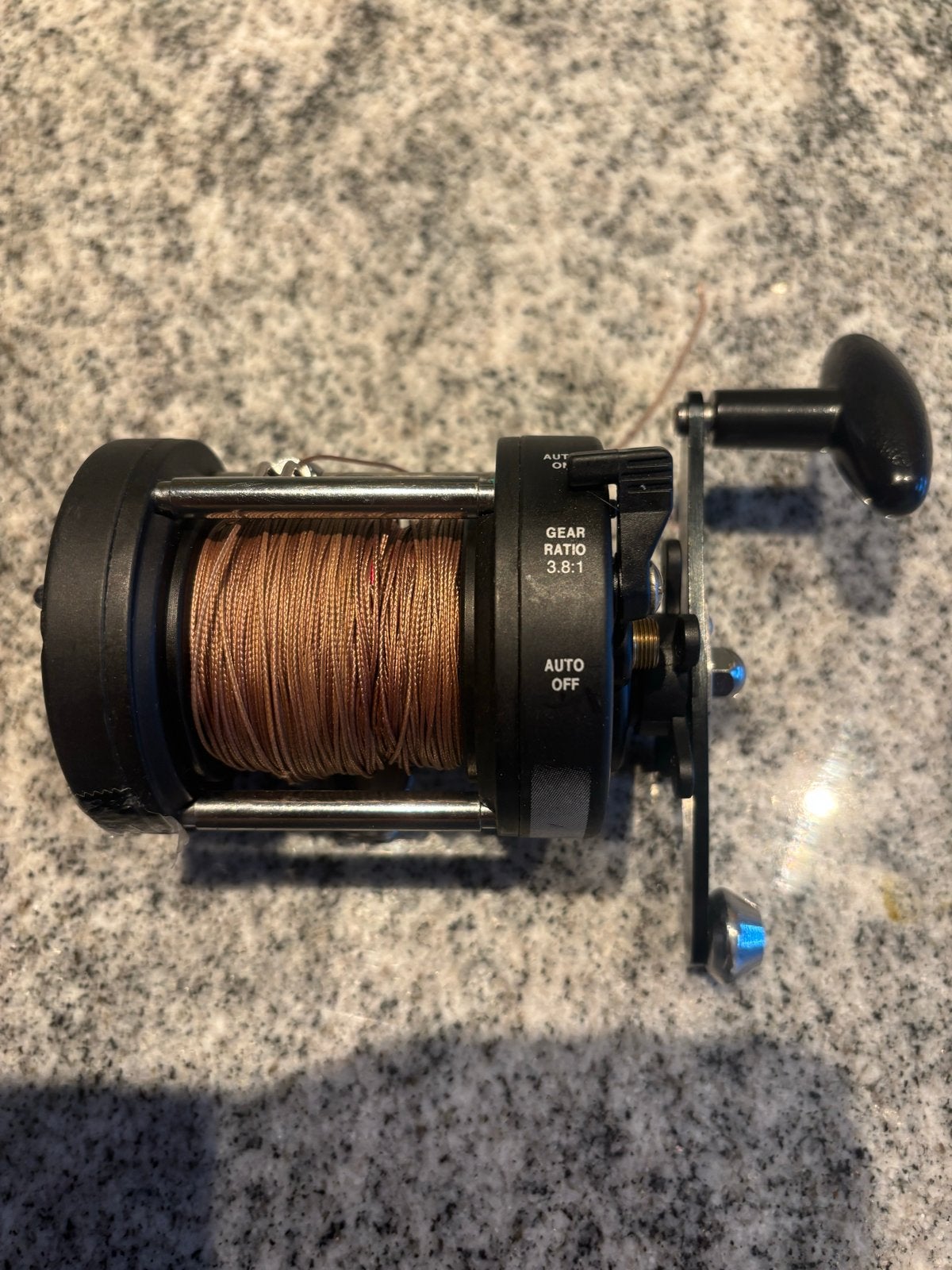 Fladen OTO-30 GL Reel - Geschikt voor Noorwegen/Nederland, Watersport en Boten, Ophalen of Verzenden, Gebruikt, Molen