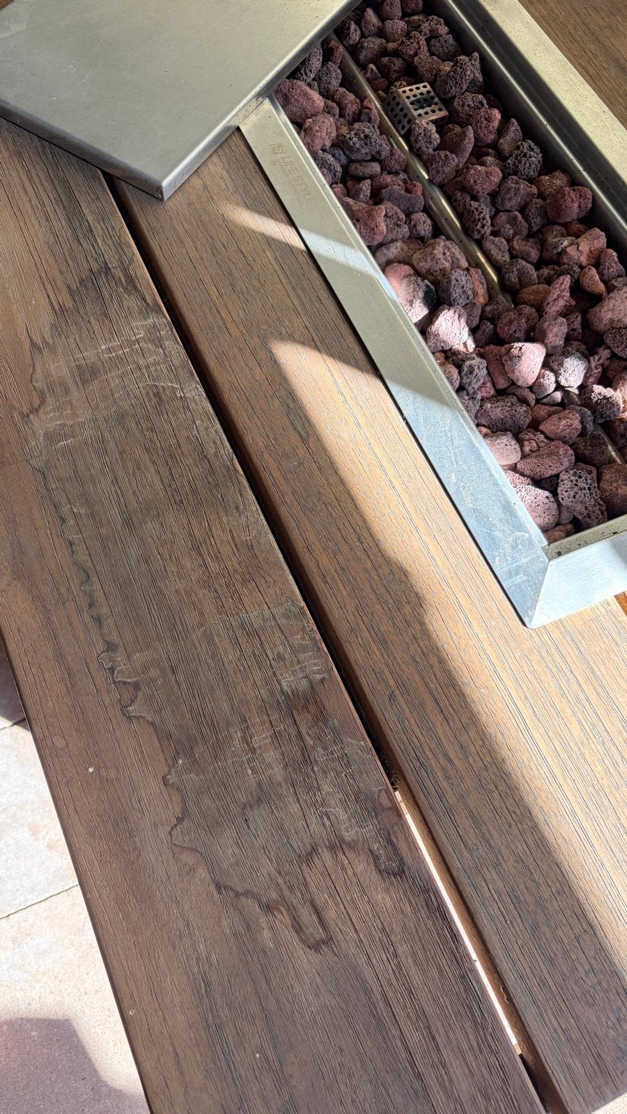 Life Style Garden Furniture Vuurtafel met gasbrander, Ophalen, Gebruikt, Vuurkorf