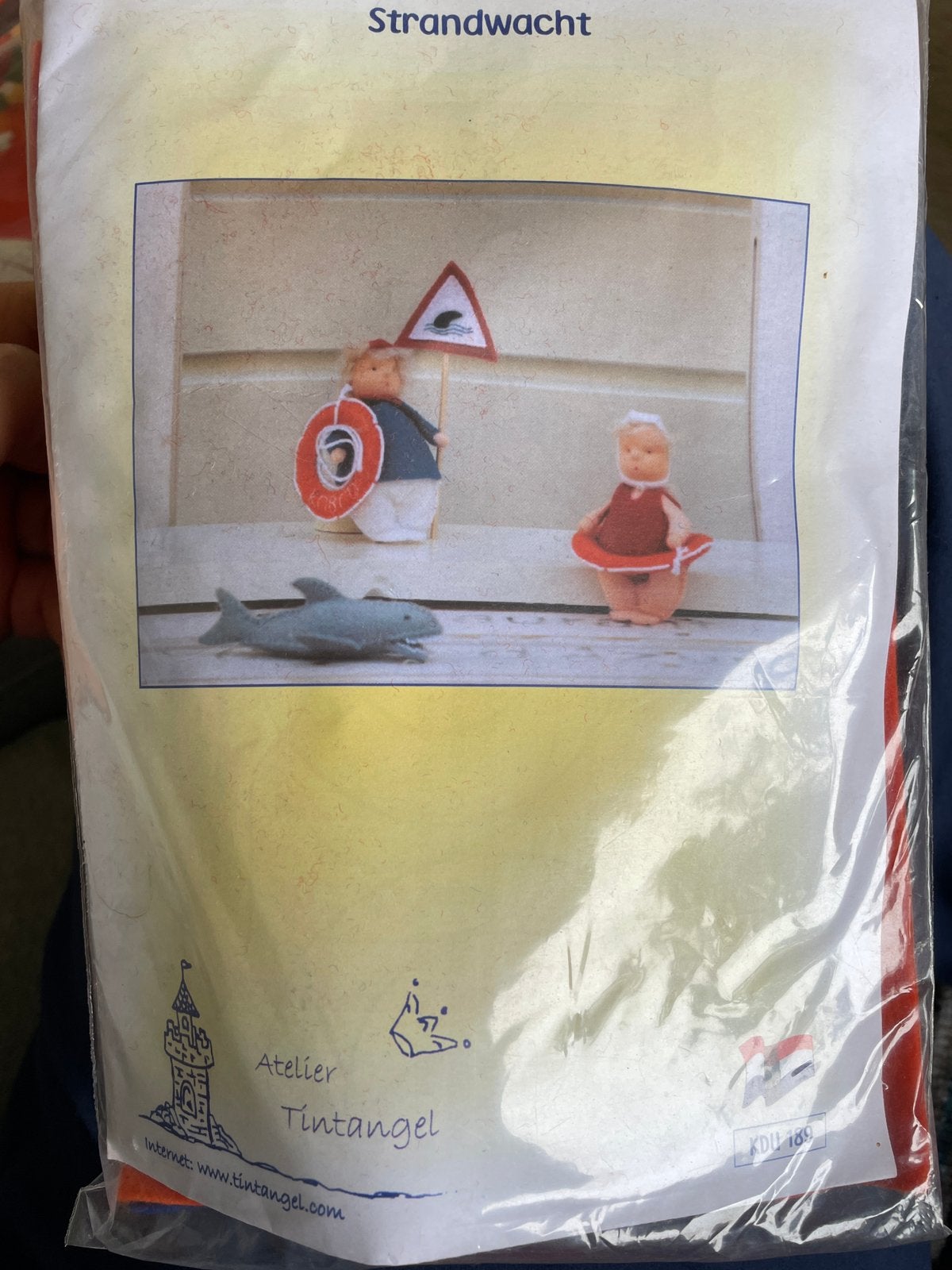 Vilt pakket, strandeacht - atelier tintangel, Ophalen of Verzenden, Nieuw, Figuurtje(s)