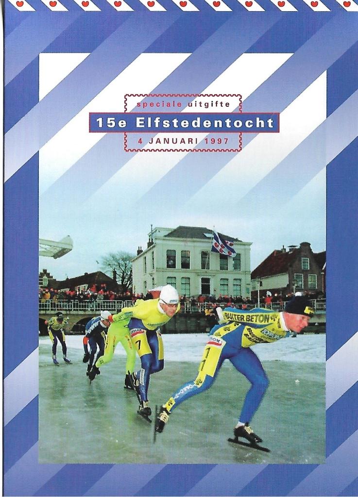 Na 15e Elfstedentocht zie scan, Ophalen of Verzenden, Gestempeld