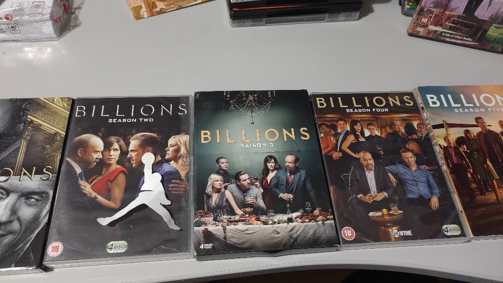 Billions DVD seizoen 1-5 English, Cd's en Dvd's, Ophalen of Verzenden, Actie en Avontuur, Seizoen 1, Vanaf 12 jaar