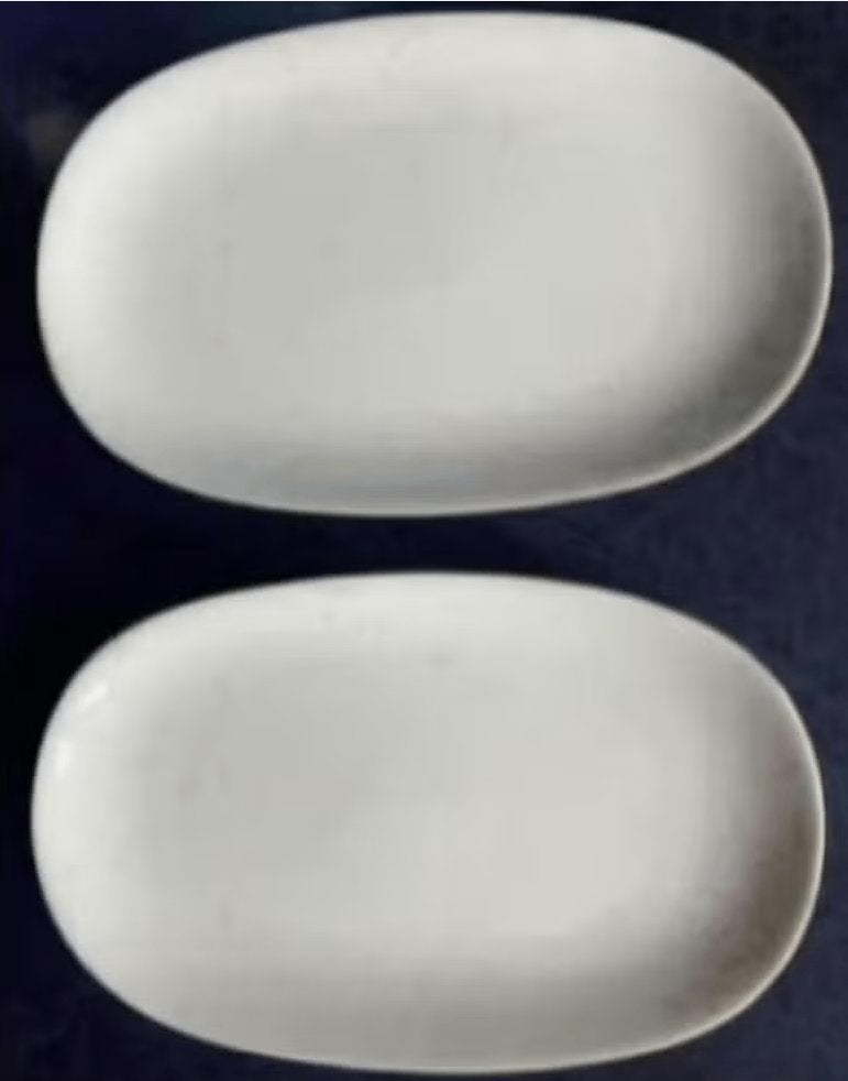 2x vleesschaaltje, porselein schaal Hutschenreuther Arzberg, Ophalen of Verzenden, Overige stijlen, Porselein, Schaal of Schalen