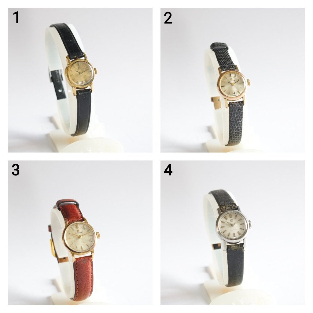 4x Omega - dameshorloges, Sieraden, Tassen en Uiterlijk, Horloges | Dames, Overige merken, Overige materialen, Gebruikt, Polshorloge