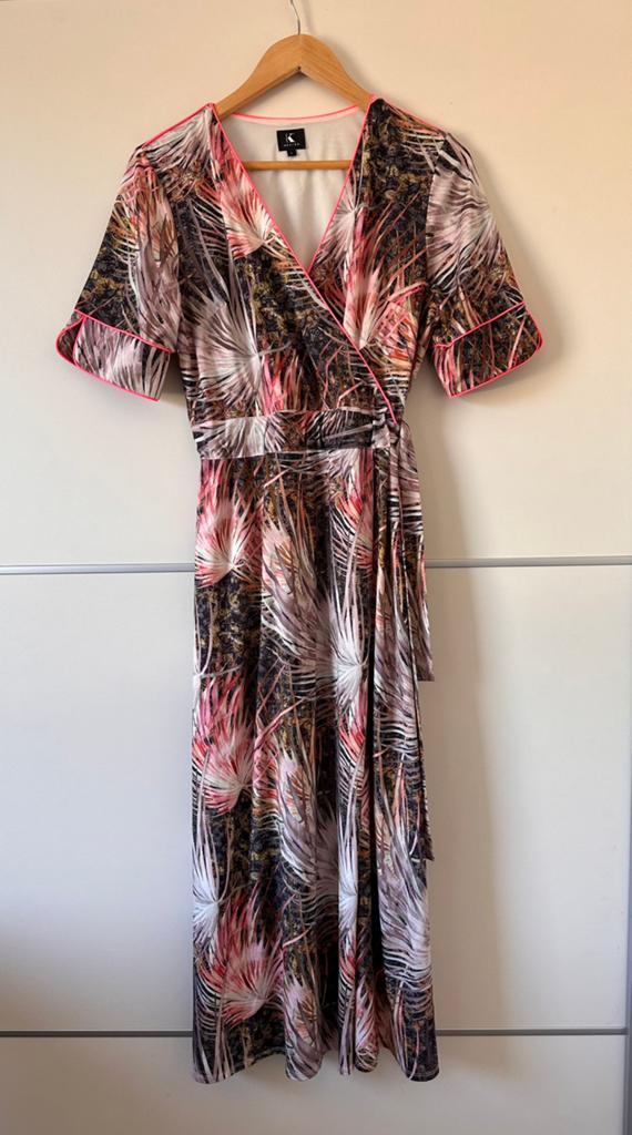 Jurk K-design- maat L, Kleding | Dames, Jumpsuits, Ophalen of Verzenden, Zo goed als nieuw