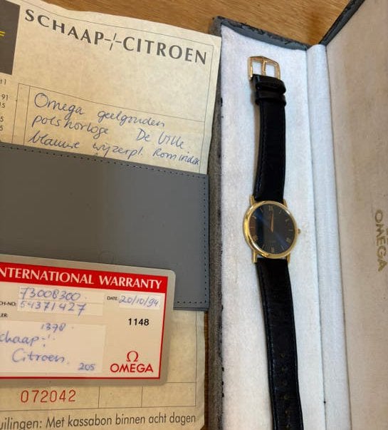 Omega De Ville, Ophalen, Gebruikt, Goud, Overige merken