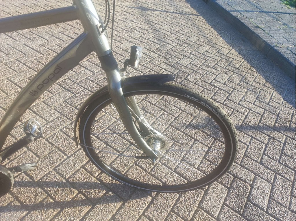 Popal herenfiets met 8 speed shimano, Fietsen en Brommers, Gebruikt, Niet ingevuld, 57 tot 61 cm, Niet ingevuld